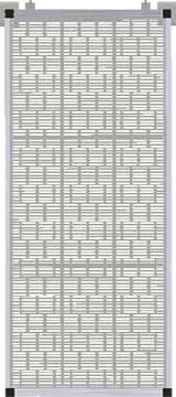 1AS410-A : 4'X10'- GRAY ALUM SECTION 