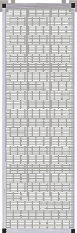 1AS412-A : 4'X12'- GRAY ALUM SLIP SECTION 